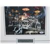 Image 2 : Eric Singer From KISS Autographed Photo & Framed 17" x21" PSA COA