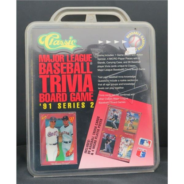 1991 Series 2 Classic MLB Baseball Trivia Board Game Factory Sealed