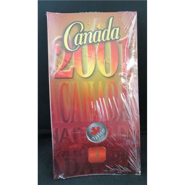 RCM 2001 Canada Day 25 Cent Coloured Coin
