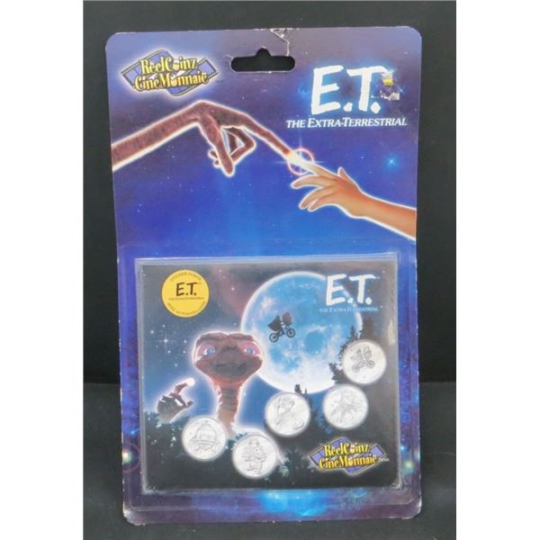 E.T. The Extra-Terrestrial Reel Coinz 5-Coin Collector Set Factory Sealed