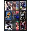Image 1 : Lot of 9 Various Hockey Inserts or Rookie Cards Various Teams & Players