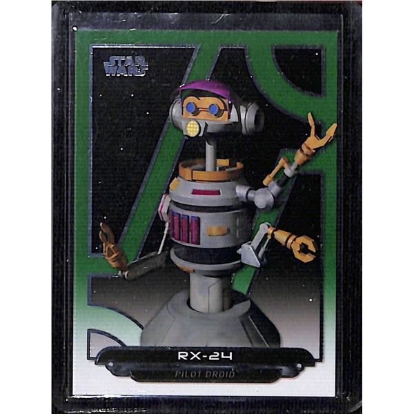 2018 Topps Star Wars Galactic Files Green #REB35 RX-24 (67/199)