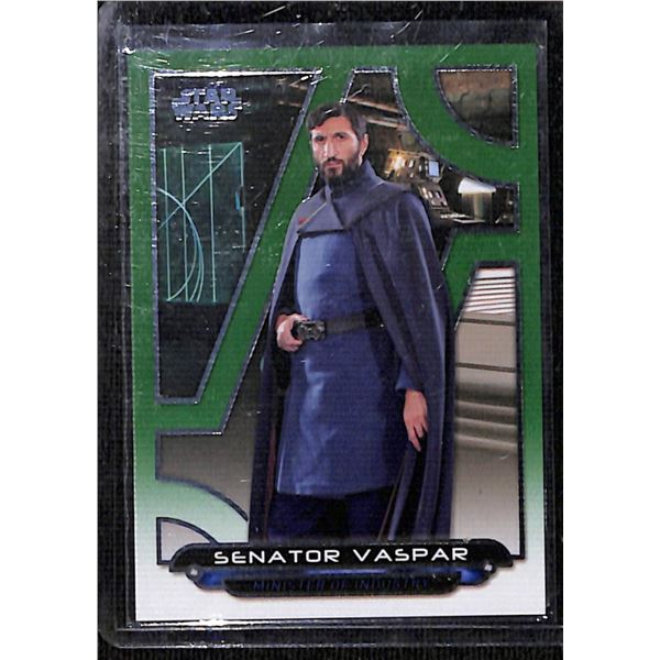 2018 Topps Star Wars Galactic Files Green #RO45 Senator Vaspar 85/199