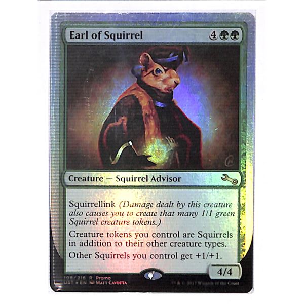 Magic the Gathering Earl of Squirrel FOIL Unstable