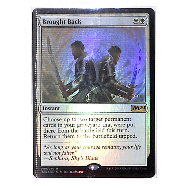 Magic the Gathering Brought Back FOIL Core Set 2020 Date Stamped Promo