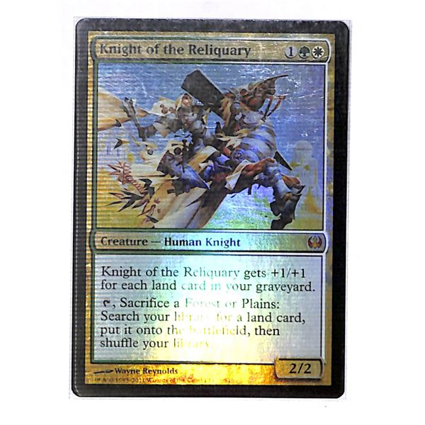 Magic the Gathering Knight of the Reliquary FOIL Duel Decks: Knights vs. Dragons