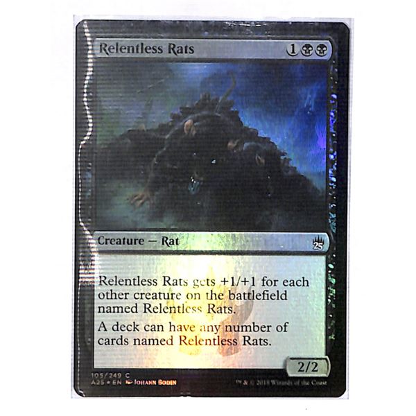 Magic the Gathering Relentless Rats FOIL Masters 25