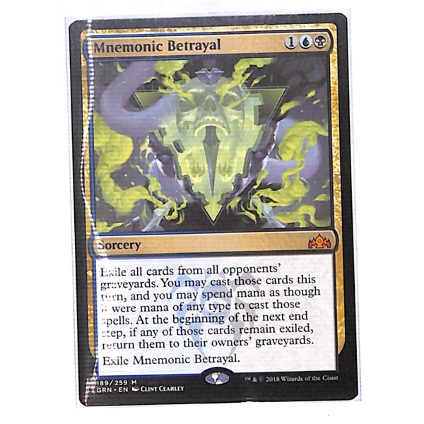 Magic the Gathering Mnemonic Betrayal Guilds of Ravnica
