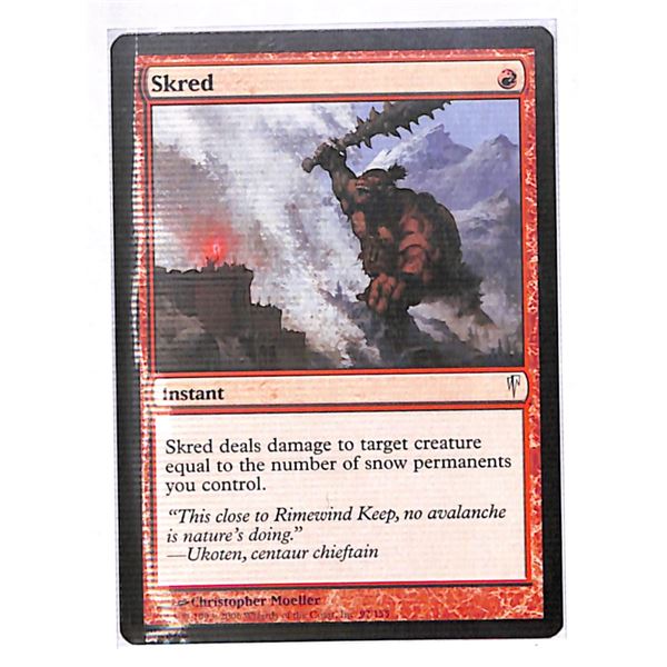 Magic the Gathering Skred Coldsnap