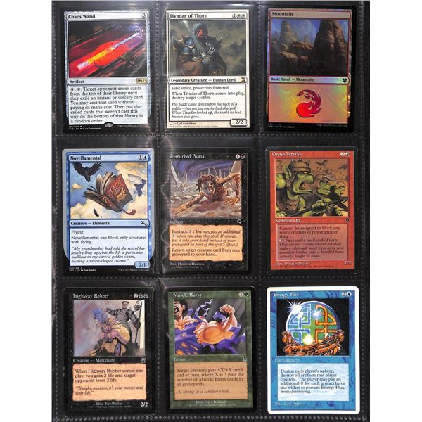 Lot Of 9 Various Magic The Gathering Cards Various Sets & Colors