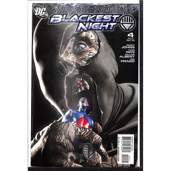 DC Blackest Night #4 (new never read) 1:25 Incentive Variant