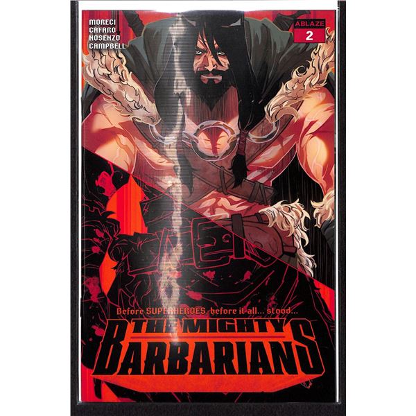Ablaze The Mighty Barbarians #2 (new never read)