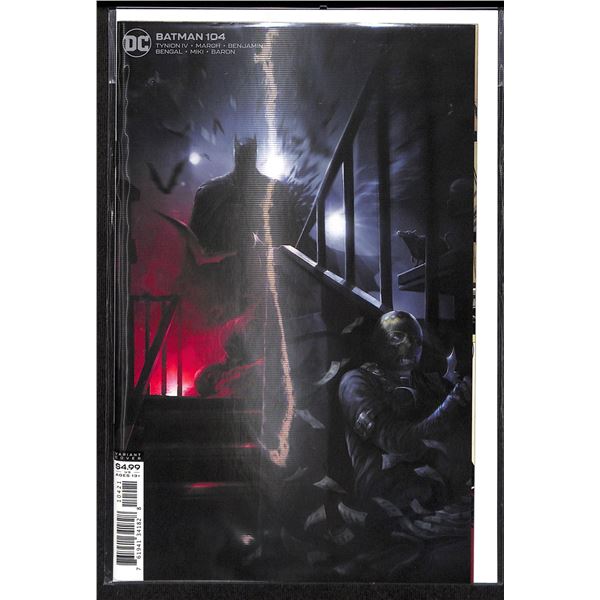 DC Batman 104 Card Stock Variant Edition (new never read)