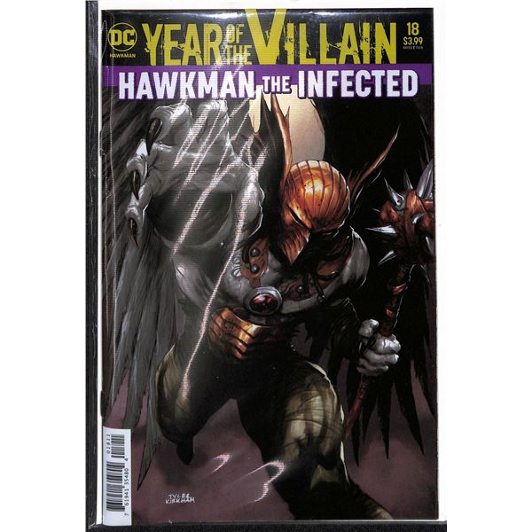 DC Year of the Villain Hawkman the Infected #18 (new never read)