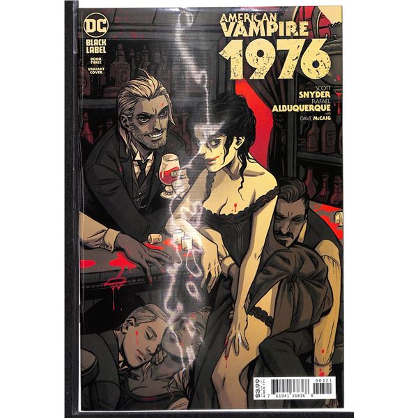 DC Black Label American Vampire 1976 #3 (new never read) Variant Cover