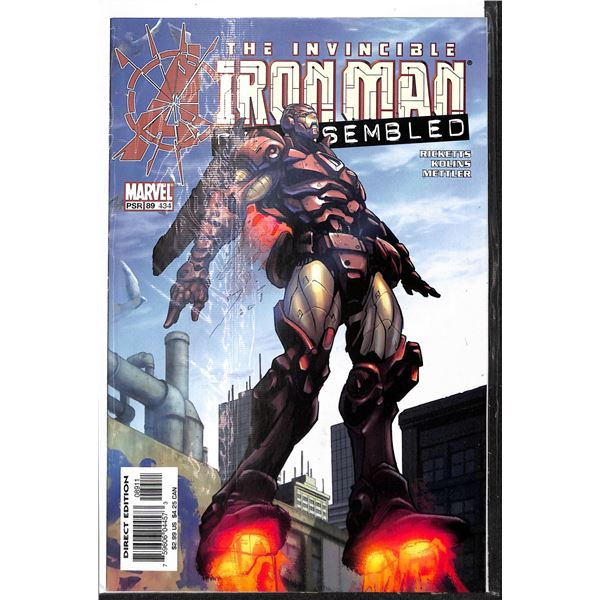 Marvel The Invincible Iron Man Disassembled #89