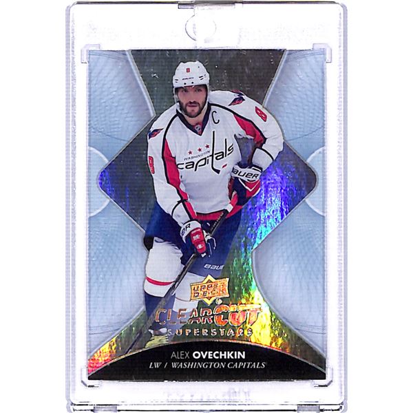 2017-18 Upper Deck Clear Cut Superstars #CCSAO Alexander Ovechkin BV $120