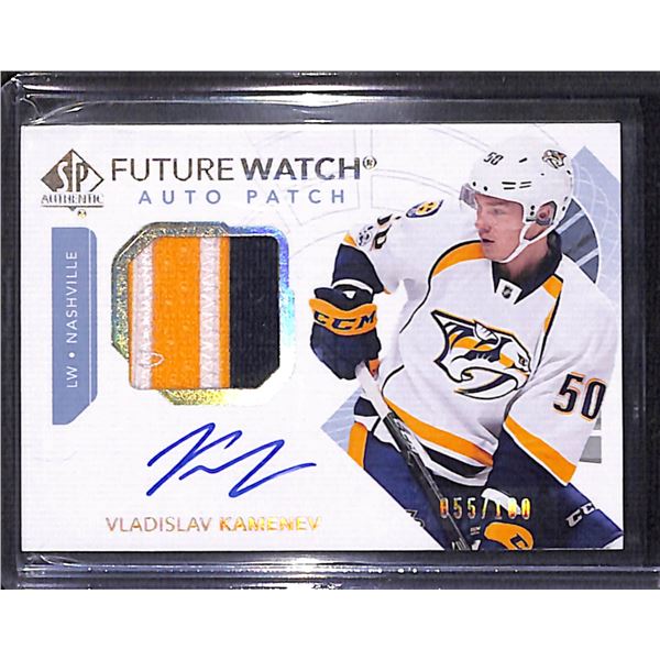 2017-18 SP Authentic Limited Patch Autographs #134 Vladislav Kamenev FW 55/100 BV $60