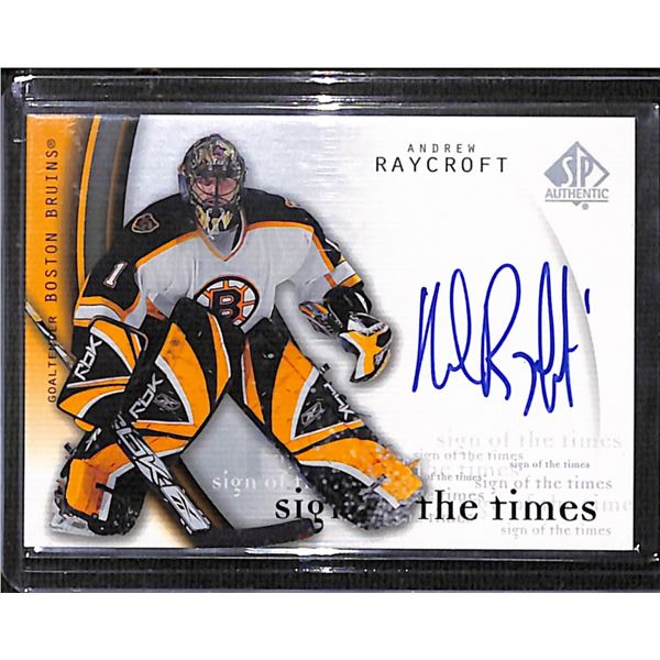 2005-06 SP Authentic Sign of the Times #AR Andrew Raycroft