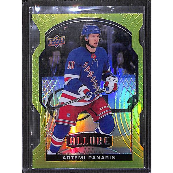 2020-21 Upper Deck Allure Green Quartz #25 Artemi Panarin 14/99