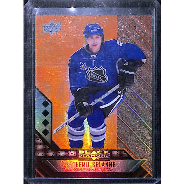 2014-15 Black Diamond Orange #202 Teemu Selanne BV $35