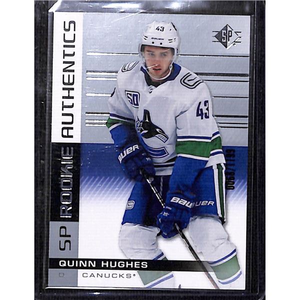 2019-20 SP #136 Quinn Hughes RC 68/1199