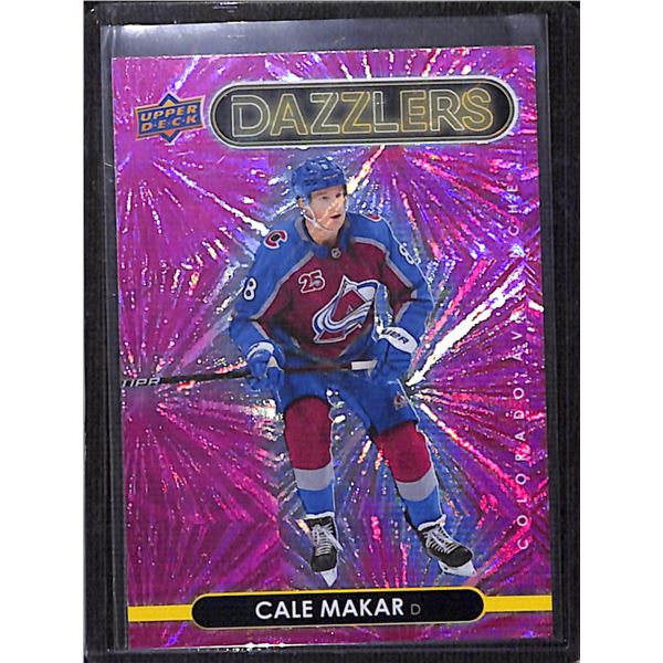 2021-22 Upper Deck Dazzlers Pink #DZ14 Cale Makar BV $30