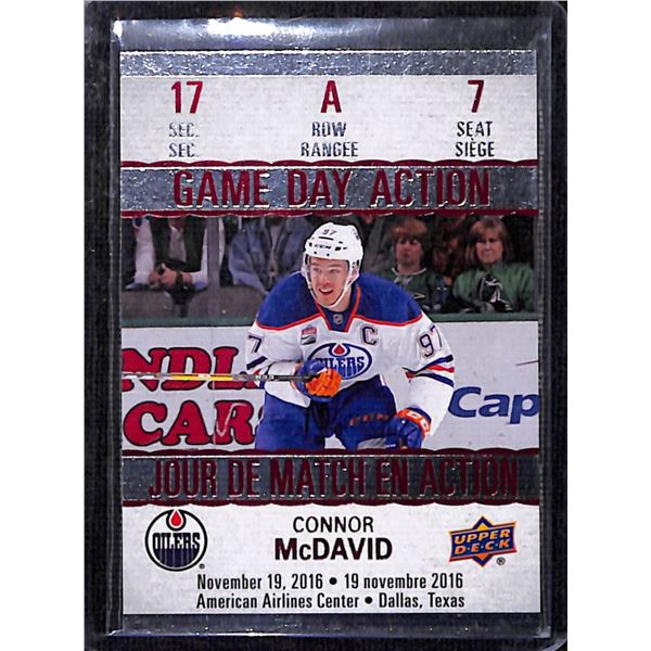2017-18 Upper Deck Tim Hortons Game Day Action #GDA7 Connor McDavid