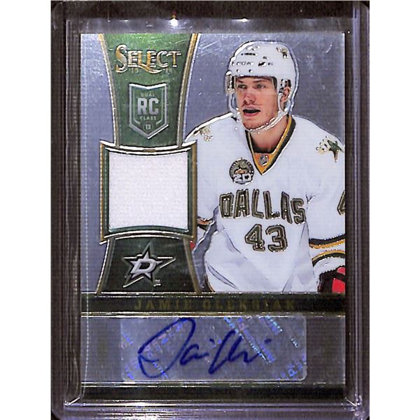 2013-14 Select Rookies Jersey Autographs #271 Jamie Oleksiak 108/199