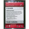 Image 2 : 2011-12 SP Game Used Team Marks Team Canada Dustin Tokarski 50/50 BV $75
