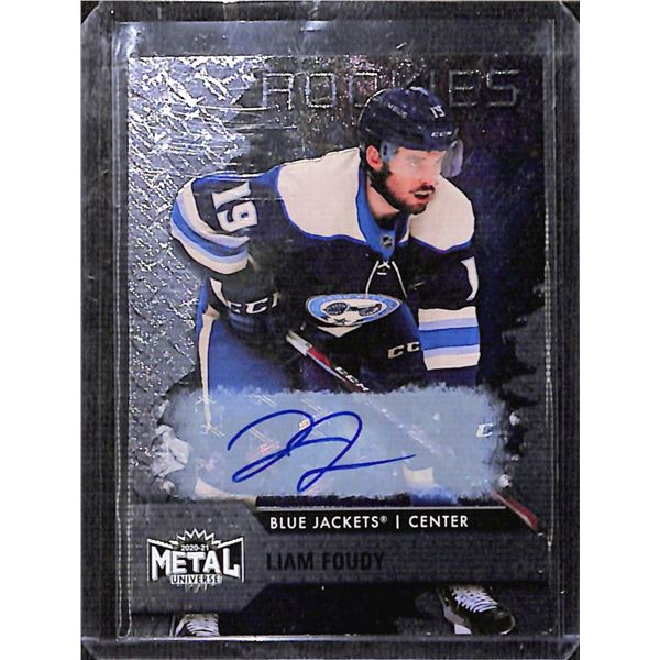 2020-21 Metal Universe Silver #115 Liam Foudy AU 247/299
