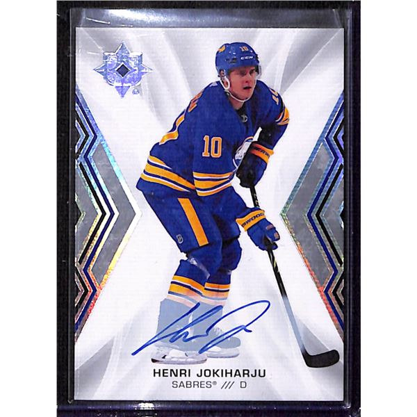 2021-22 Ultimate Collection Autographs #44 Henri Jokiharju