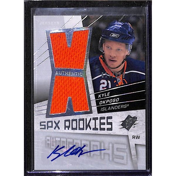 2008-09 SPx #173 Kyle Okposo JSY AU RC 817/999