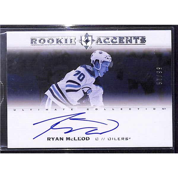 2020-21 Ultimate Collection Rookie Accents Autographs #RARM Ryan McLeod 57/99 BV $30