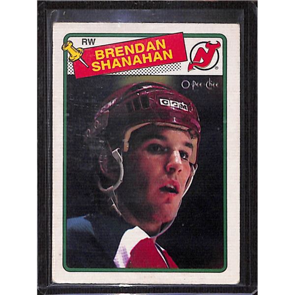 1988-89 O-Pee-Chee #122 Brendan Shanahan RC BV $40