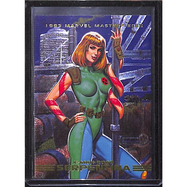 1993 SkyBox Marvel Masterpieces Spectra Etch #S5 Serpentina