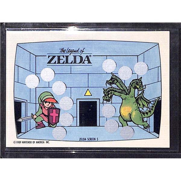 1989 Nintendo Scratch Off Card The Legend Of Zelda Screen 5 Card Not Scratched
