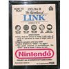 Image 2 : 1989 Nintendo Scratch Off Card The Adventures Of Link Screen 9 Card Not Scratched