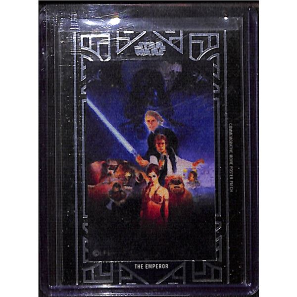 2018 Topps Star Wars Galactic Files Movie Poster Patches The Emperor BV $35