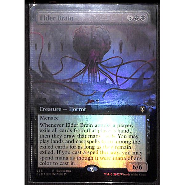 Magic the Gathering Elder Brain FOIL Commander Legends Battle for Baldur's Gate