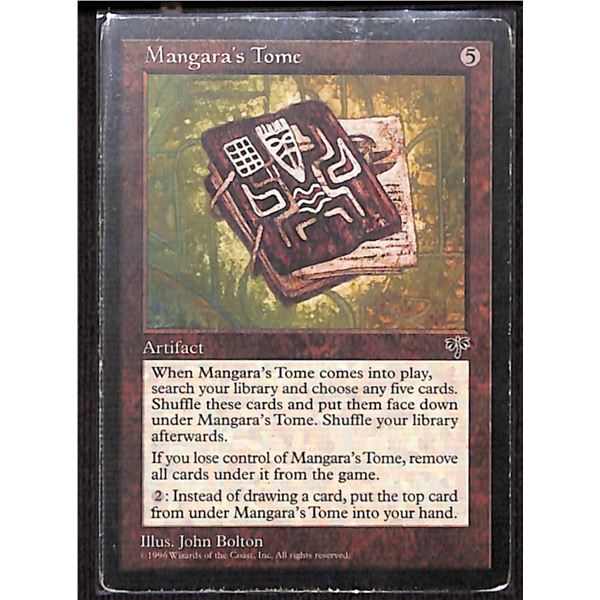 Magic the Gathering Mangara's Tome Mirage