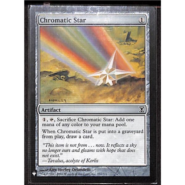 Magic the Gathering Chromatic Star The List