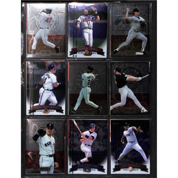 Lot of 18 Various Bowman's Best & Topps Finest Baseball Collector Cards