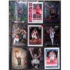 Image 1 : Lot of 9 Various Basketball Inserts and Rookie Collector Cards
