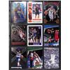 Image 1 : Lot of 9 Various Basketball Inserts and Rookie Collector Cards