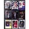 Image 1 : Lot of 9 Various Basketball Inserts and Rookie Collector Cards