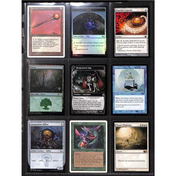 Lot Of 9 Various Magic The Gathering Cards Various Sets & Colors