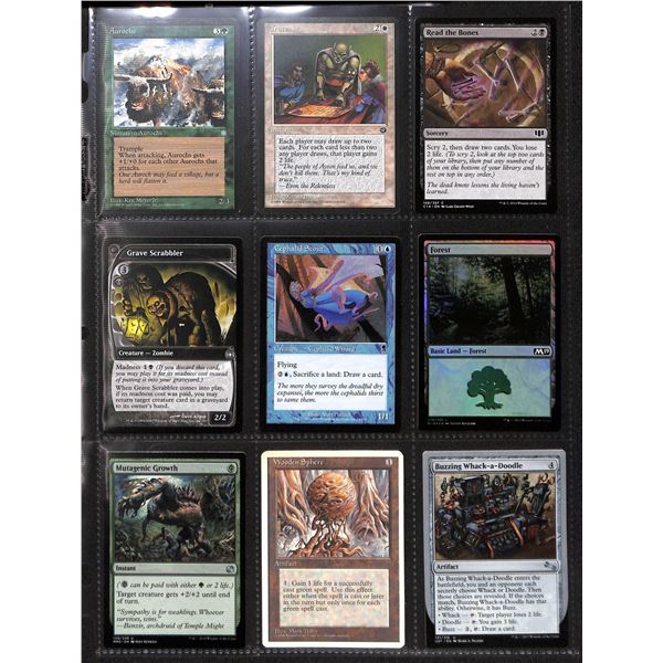 Lot Of 9 Various Magic The Gathering Cards Various Sets & Colors