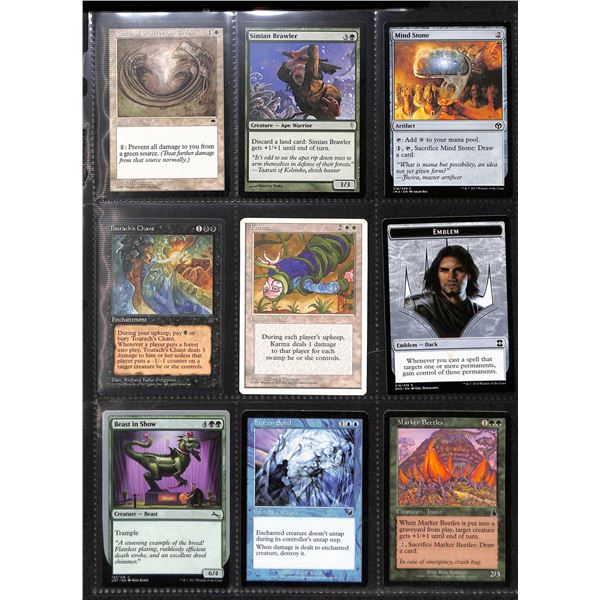 Lot Of 9 Various Magic The Gathering Cards Various Sets & Colors