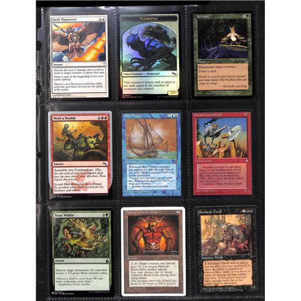 Lot Of 9 Various Magic The Gathering Cards Various Sets & Colors